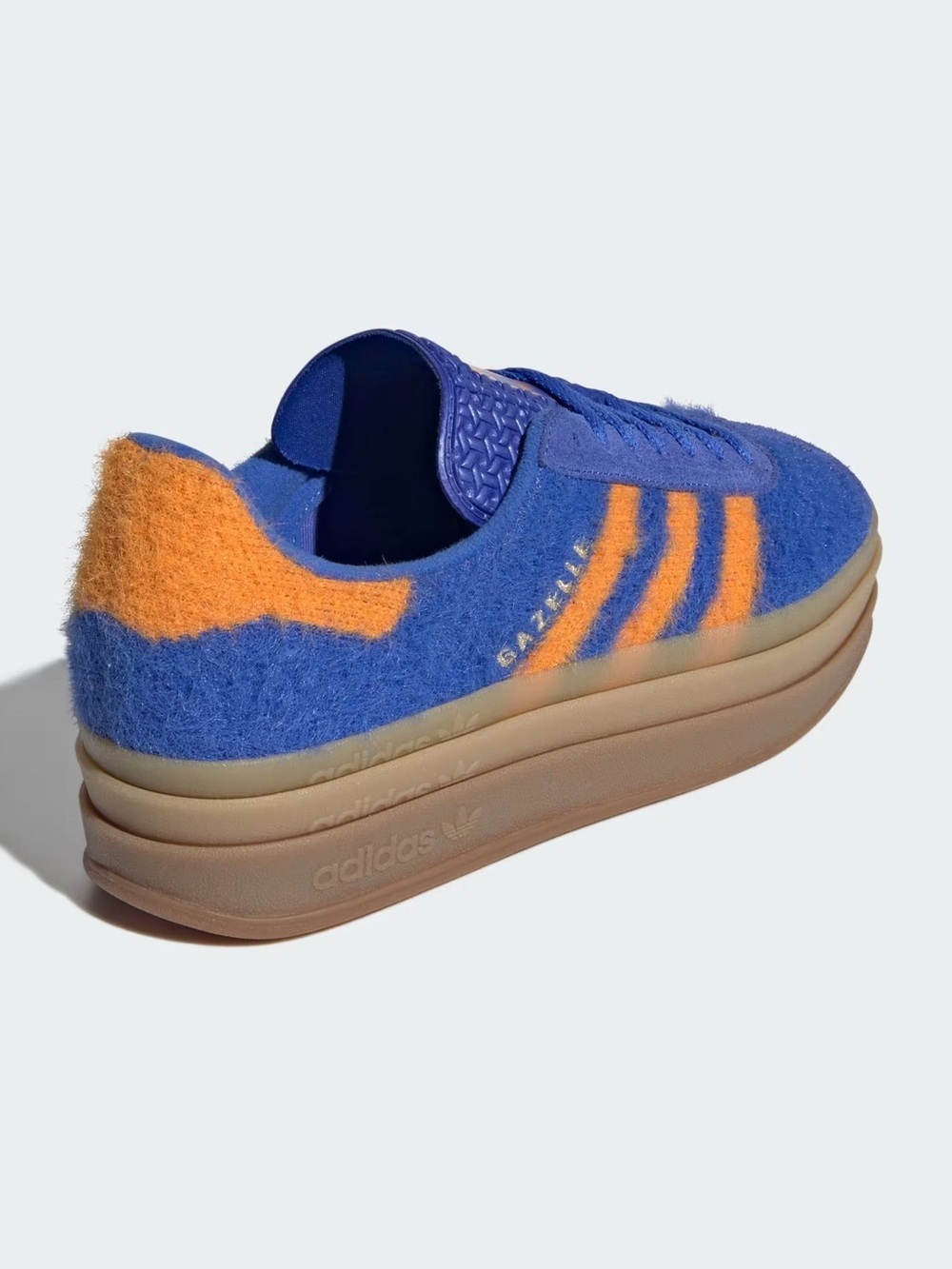 Adidas Gazelle Bold - Women's - Blue Orange - Picture 4 of 7